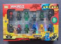ZESTAW FIGUREK NINJAGO 12 SZT Figurki Klocki Ludziki Pasują do Lego