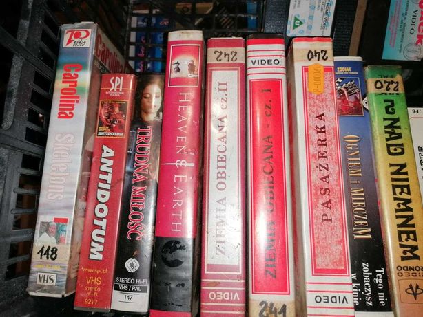 Kaseta VHS do magnetowidu  17szt