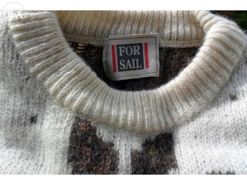 camisola de lã estampado (para homem)