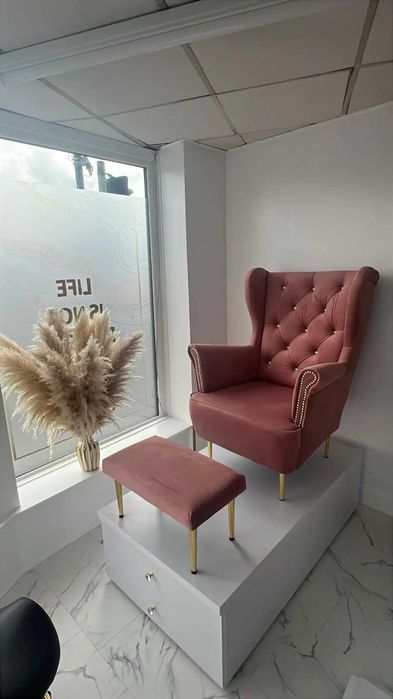 Podest do pedicure z fotelem i podnóżkiem Nowy Promocja Wysyłka 48 h