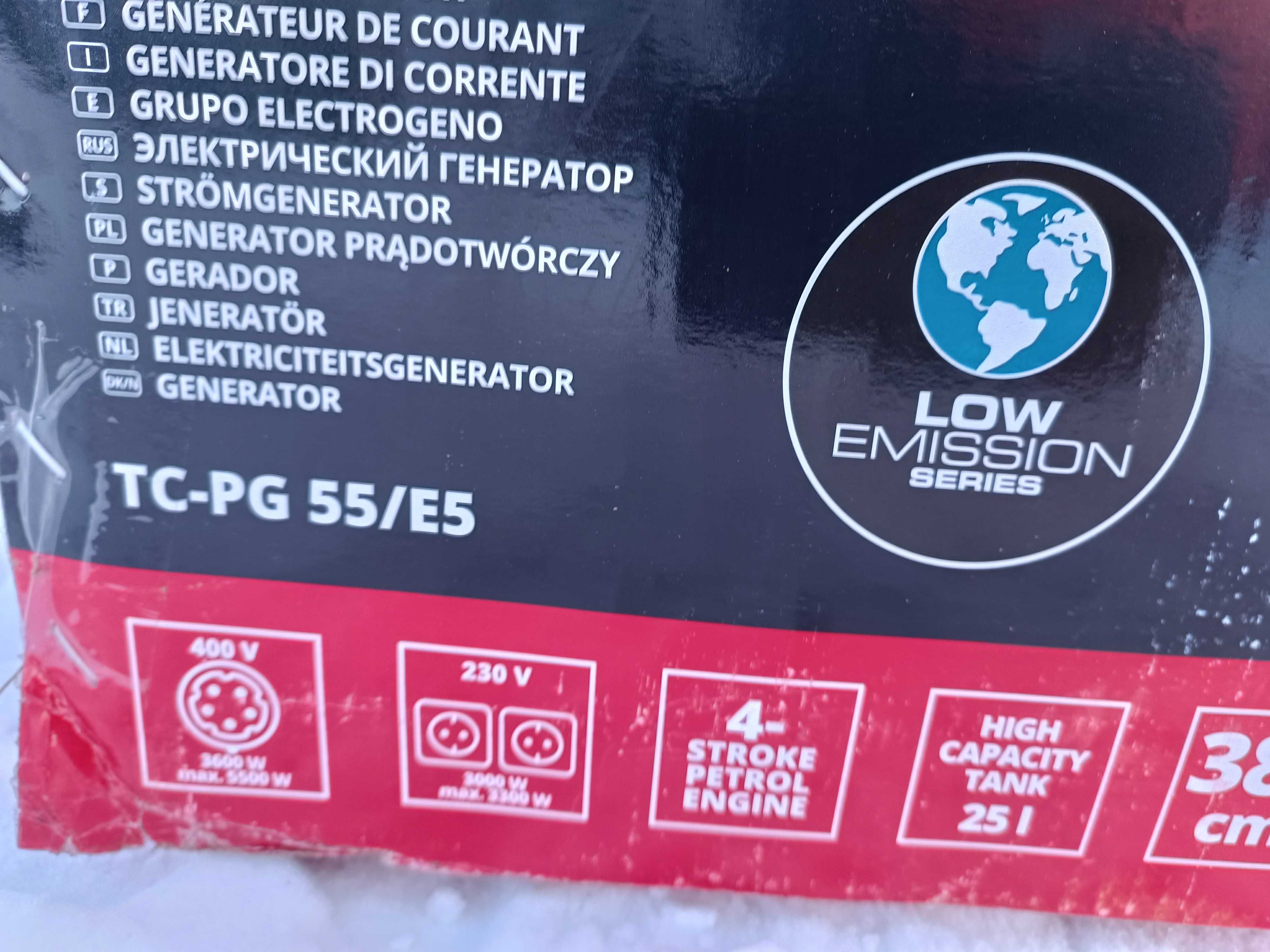 Agregat Einhell TC-PG 55/E5 nowy AVR, siła, na benzynę