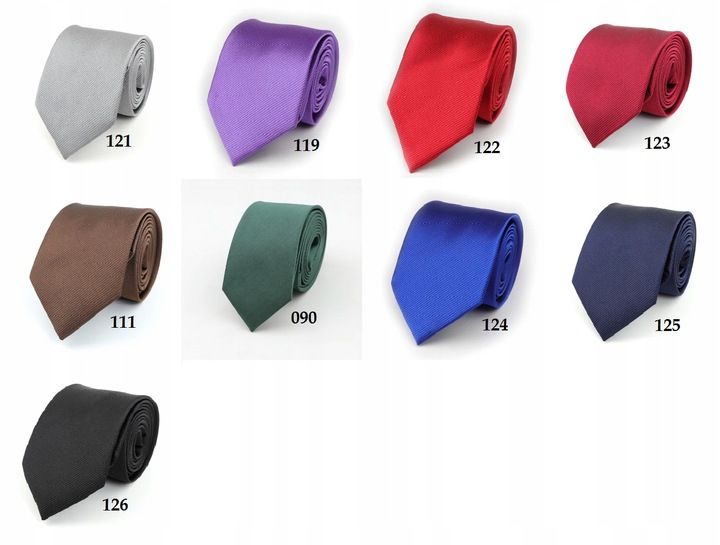 Elegancki Krawat Wąski Zielony/ Butelkowa Zieleń