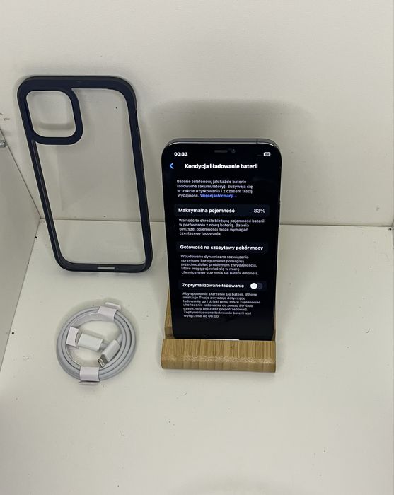 iPhone 12 Pro 256 GB•Pełen zestaw•kabel ładujący•etui•OKAZJA•