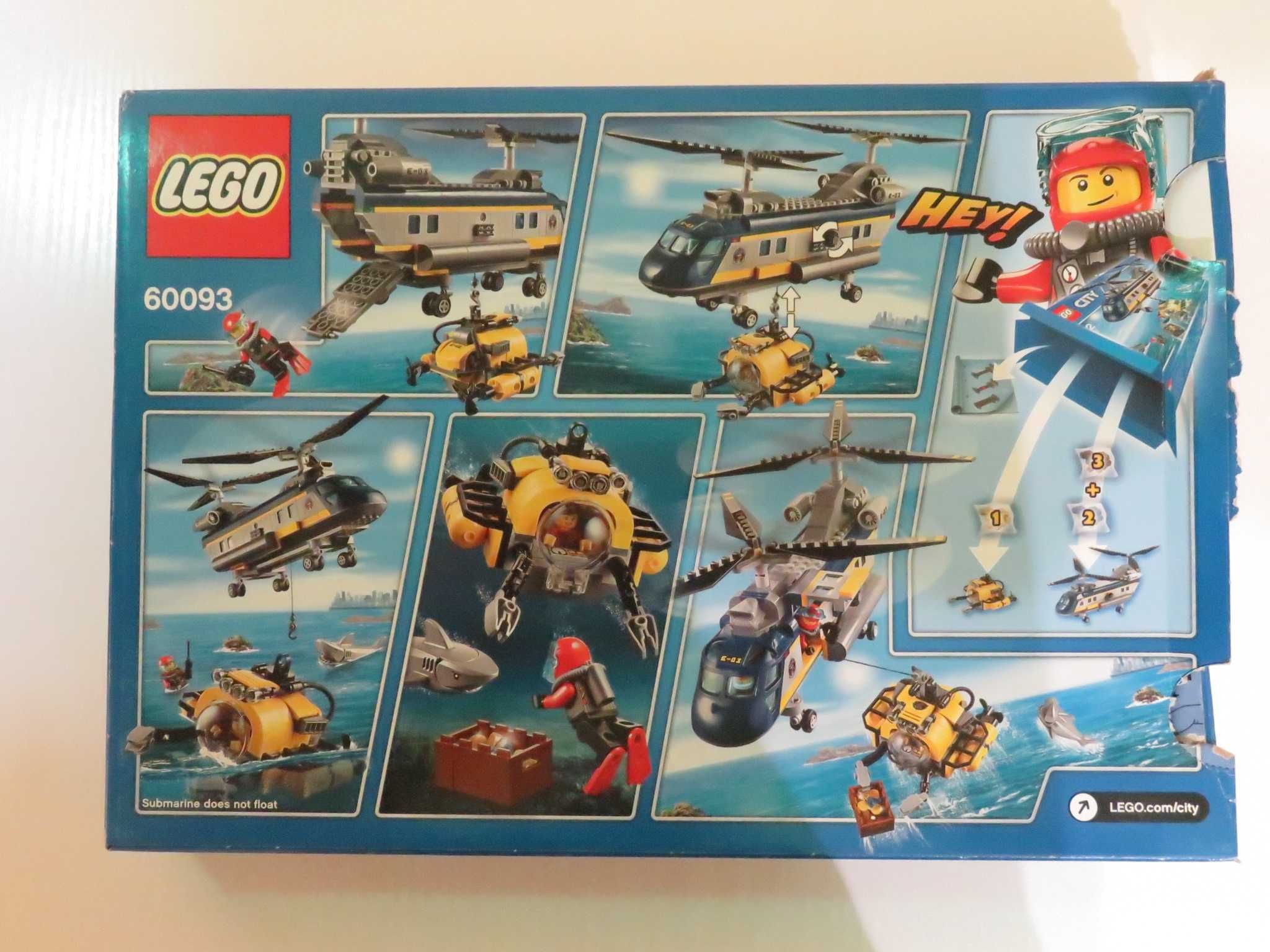 Klocki LEGO 60093 Helikopter badaczy + pudełko + instrukcja