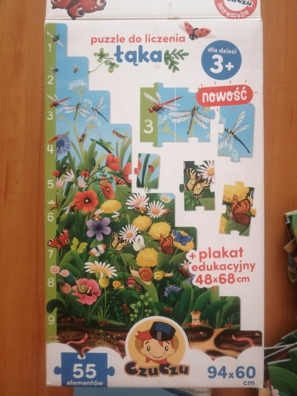 CzuCzu puzzle do liczenia "łąka" 55 elementów