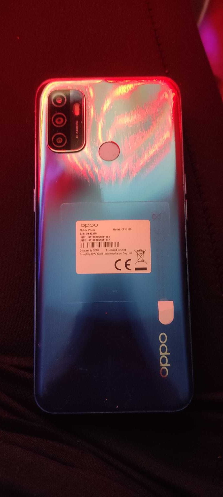Oppo A53s 128GB/4gb c/ capa e Película (bateria inchada)