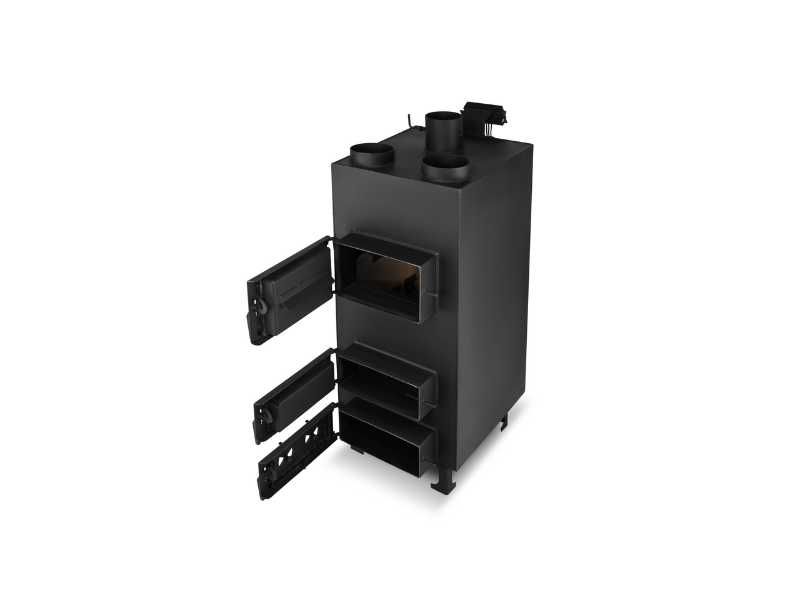 Piec nadmuchowy z nadmuchem dmuchawa HIGHER PN3 o mocy 25 kW ECODESIGN