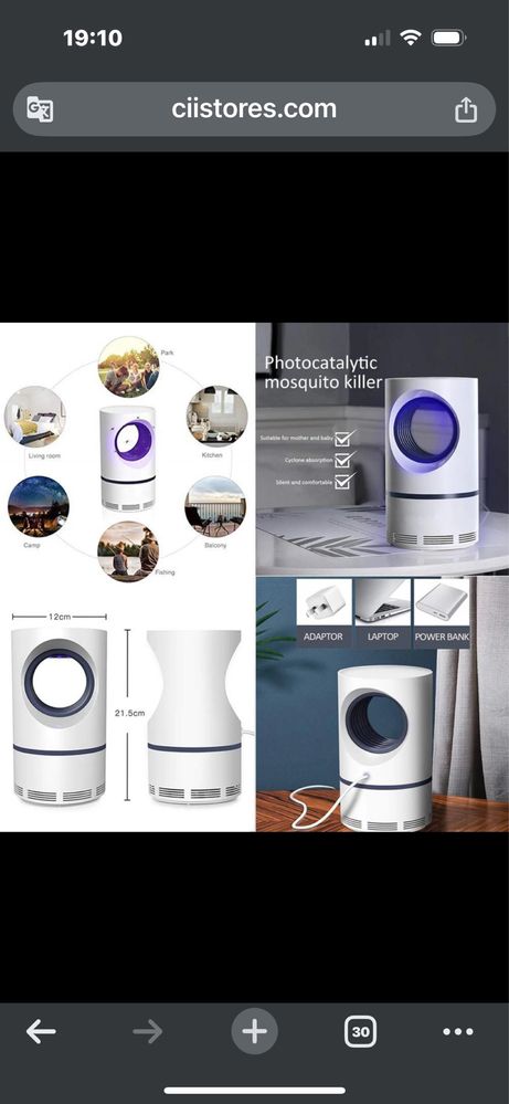 USB Mosquito Killer Lampka kontrolna szkodników