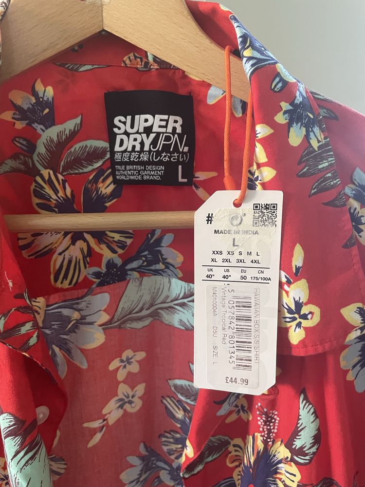 Hawajska meska koszula Superdry L Nowa