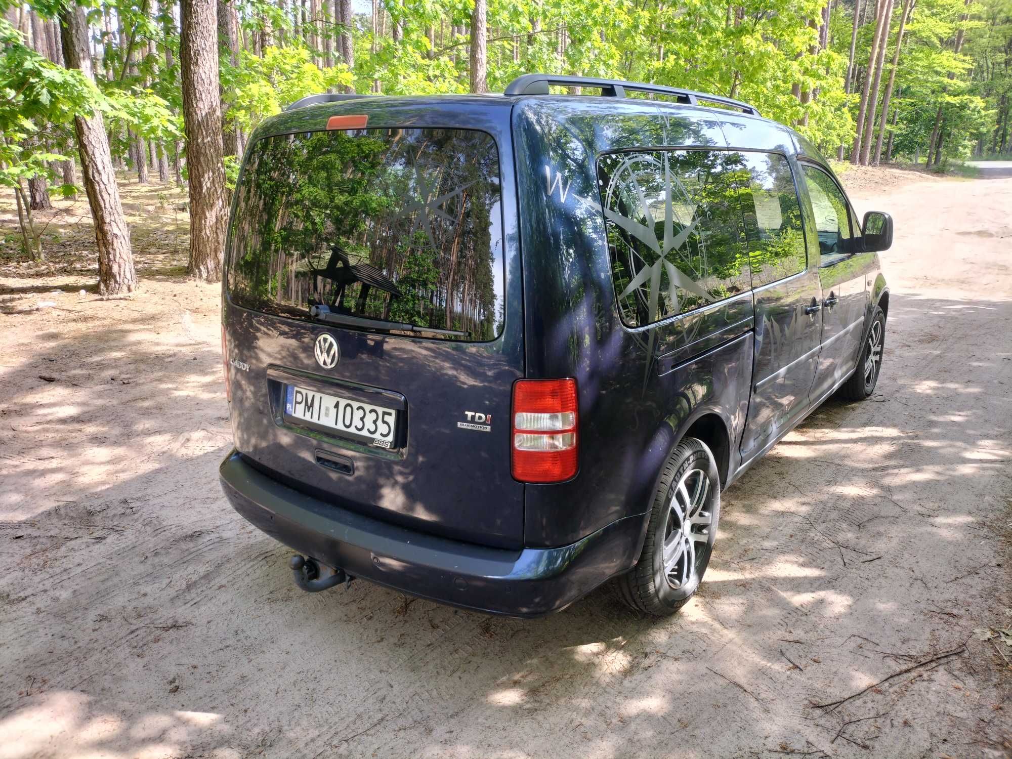 VW caddy long siedmio osobowy