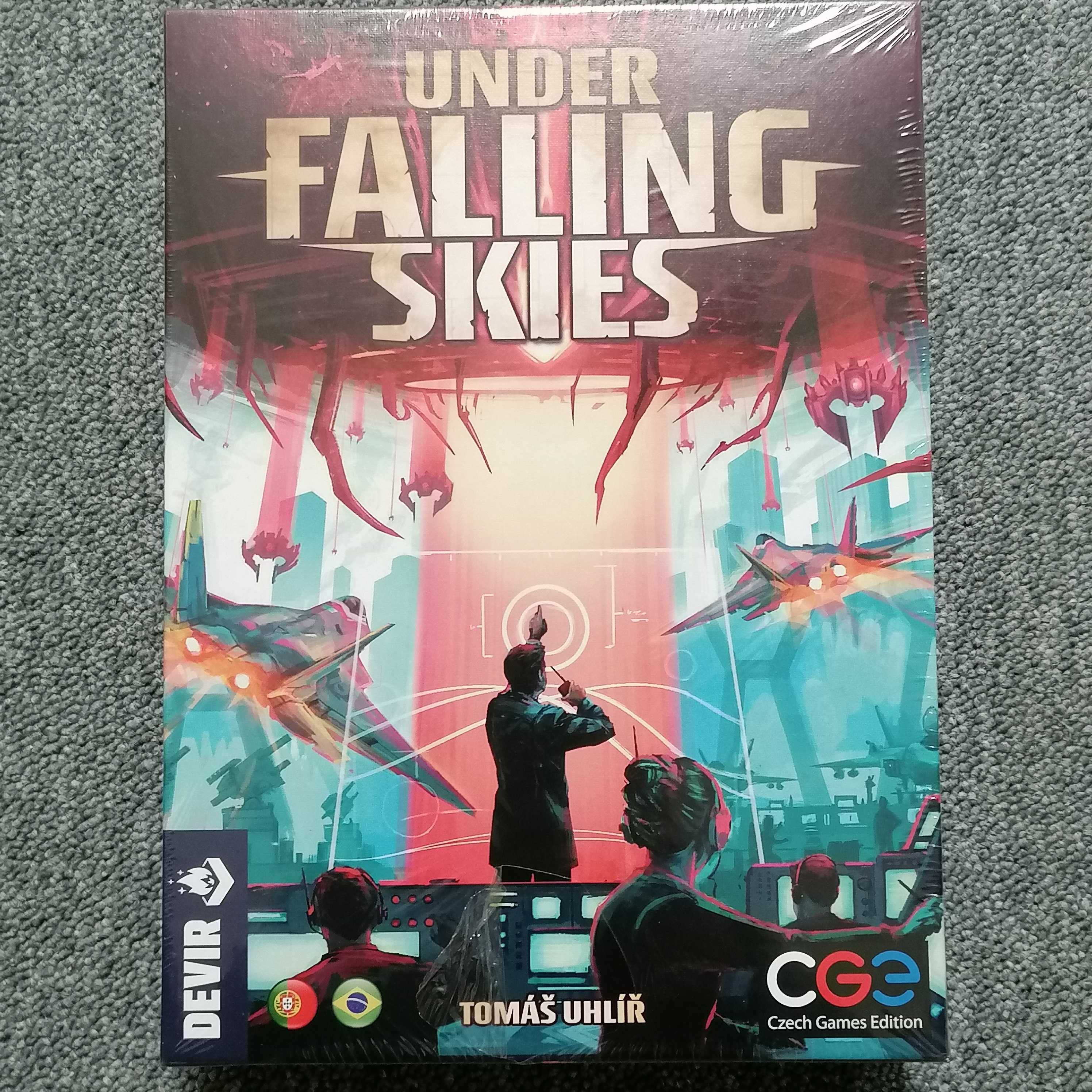 Under Falling Skies - jogo de tabuleiro