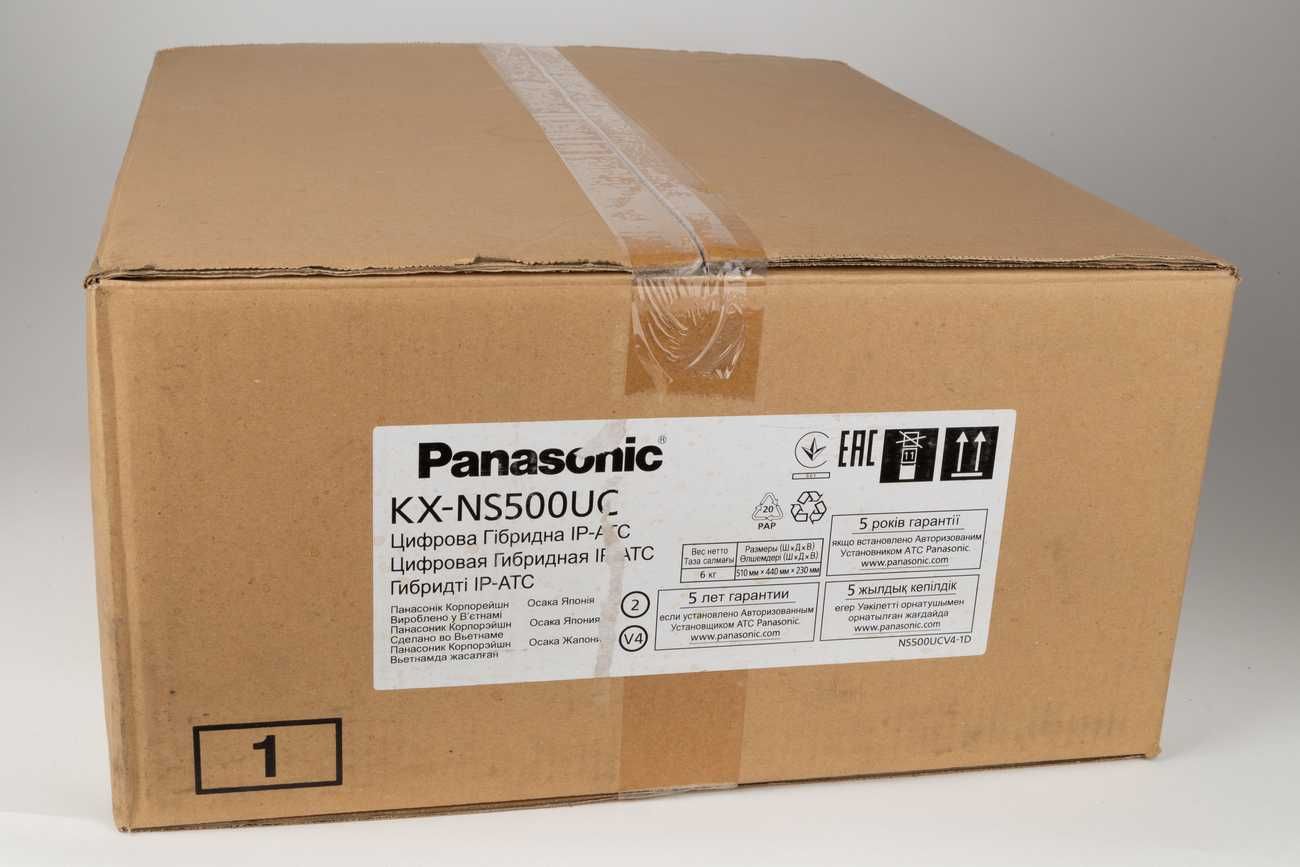 IP телефония АТС Panasonic KX-NS500US версия база+доп.оборуд, лизензии