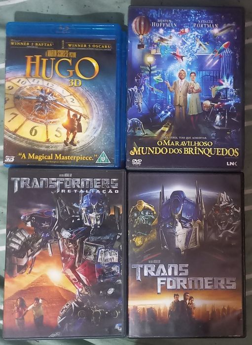 Blu Ray e Dvds  Conjunto