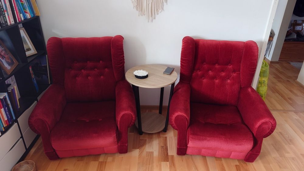 Fotele 2szt. + Pufy 2szt.