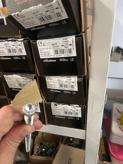 Parafusos para madeira - Rothoblaas 11x400