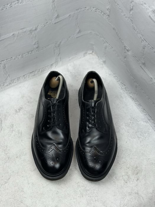 Чоловічі шкіряні туфлі броги Dr.martens England 44p UK10
