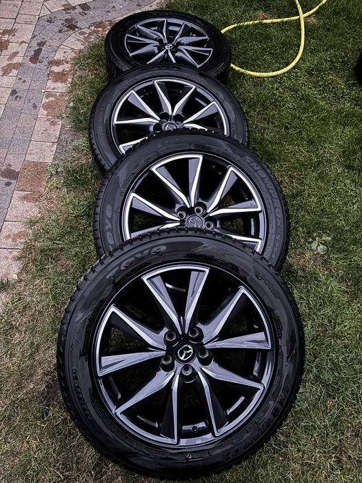 Mazda CX-5 koła felgi opony ToyoSnowprox zima 225 55 r19 cali czujniki