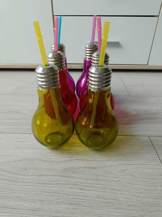 Szklanki na drinki ozdobne - żarówki