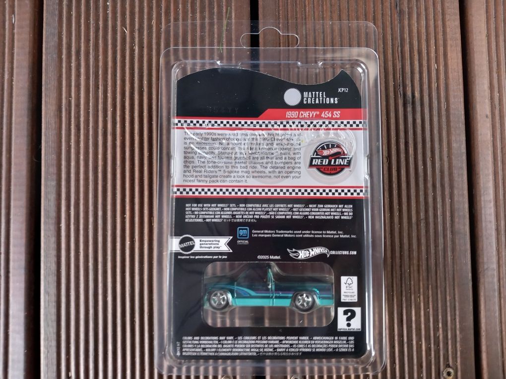 Hot Wheels RLC 1990 Chevy 454 SS Red Line Collectors