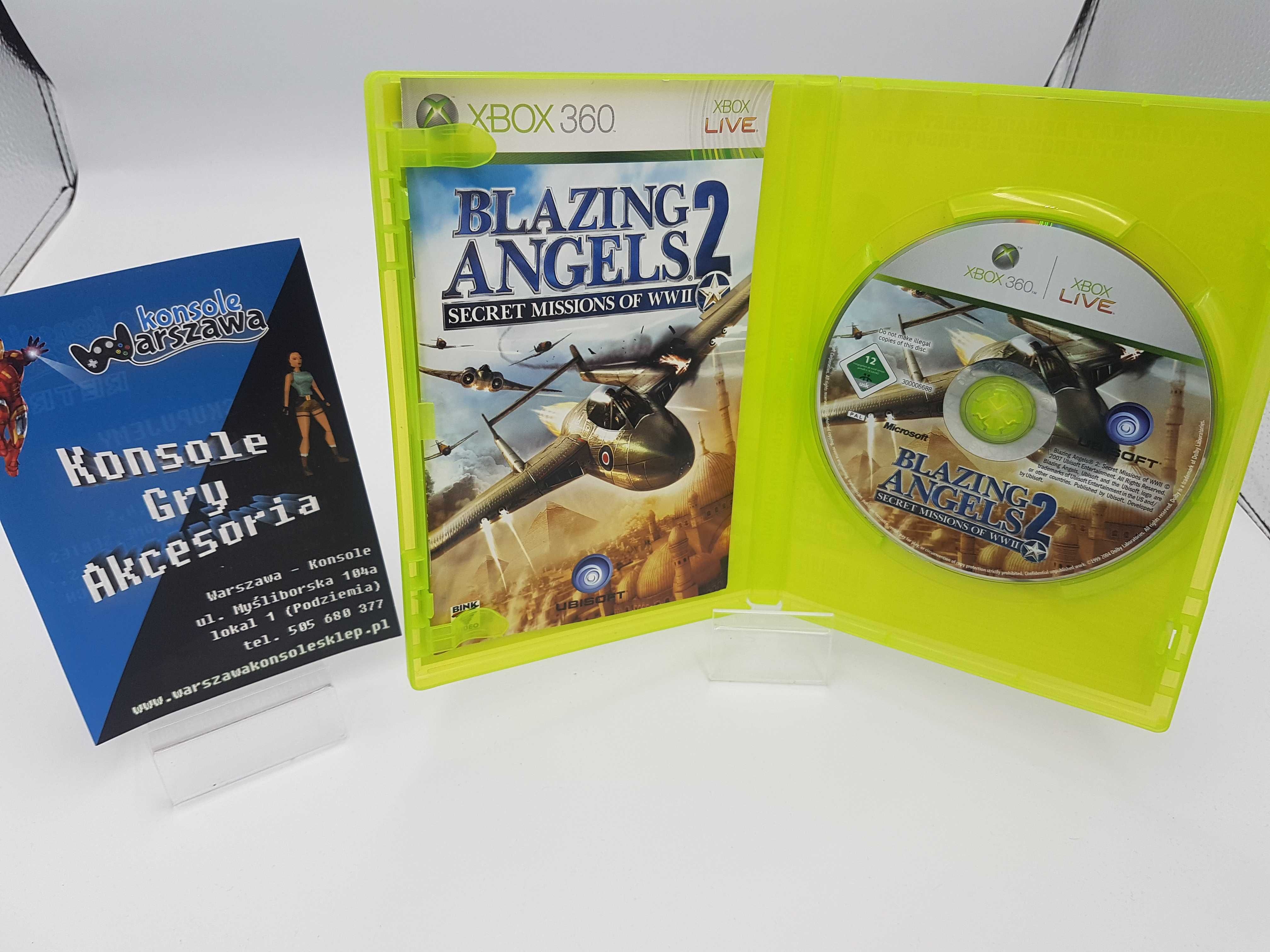 Blazing Angels 2: Secret Missions of WWII X360 Sklep/Wysyłka/Wymiana
