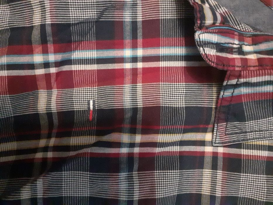 Koszula w kartę tommy hilfiger tanio