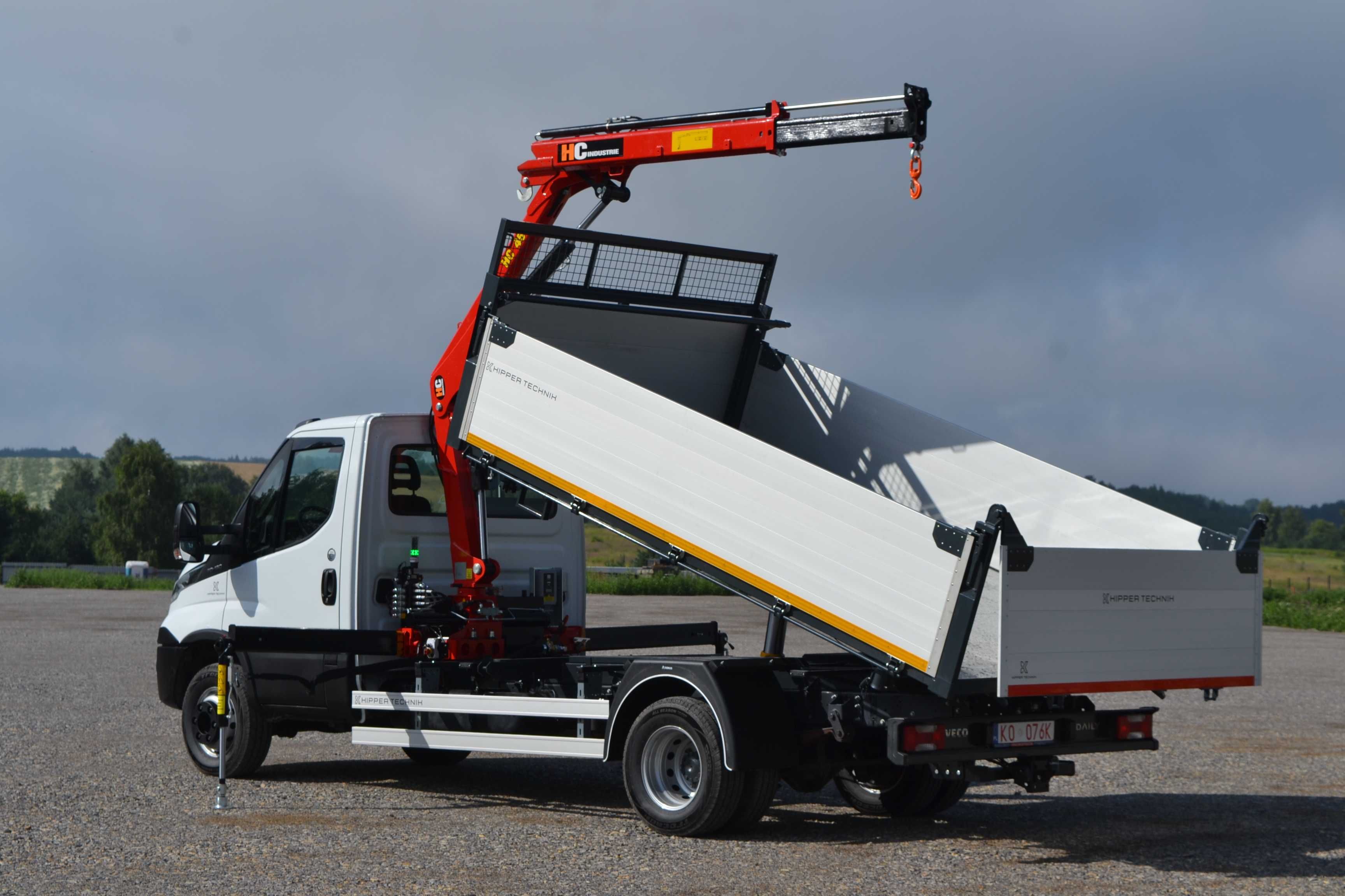 Zabudowa WYWROT Wywrotka Żuraw HDS Kiper Producent IVECO DAILY 72C 70C