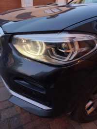 Reflektor BMW X4 G02 Lewy Adaptive LED. Rok produkcji 2019. Nadpalony