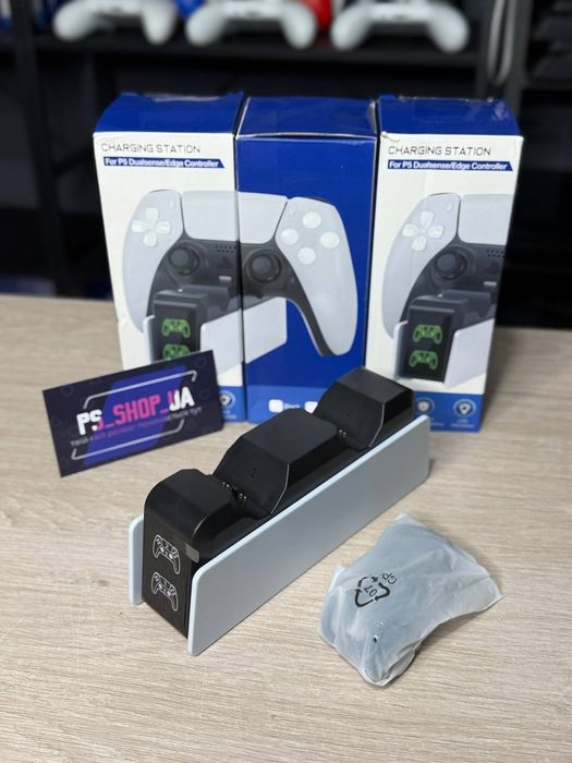 Зарядна станція ps5 для 2х геймпдів DualSense 1|1