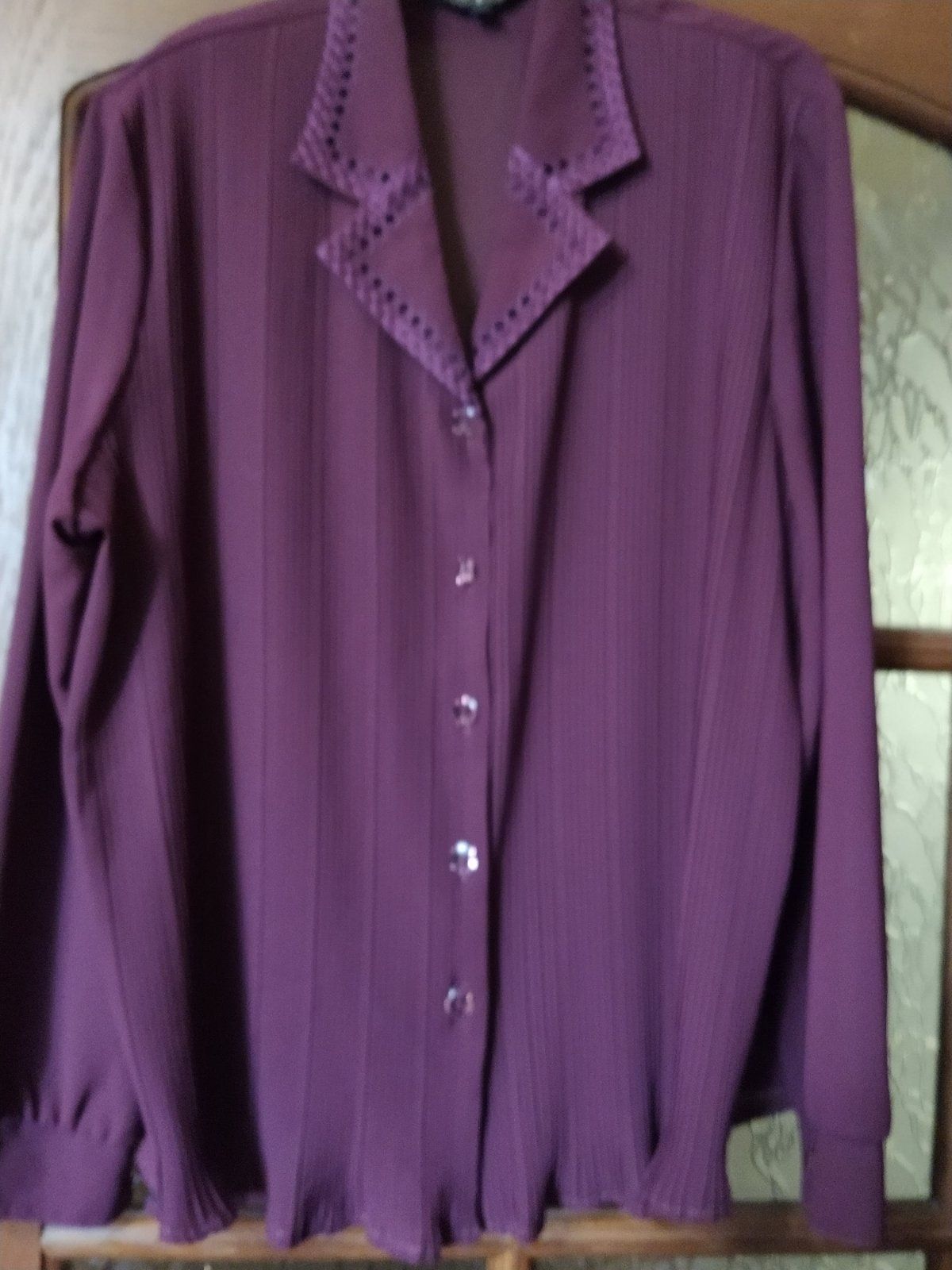 Блузка женская фиолетовая