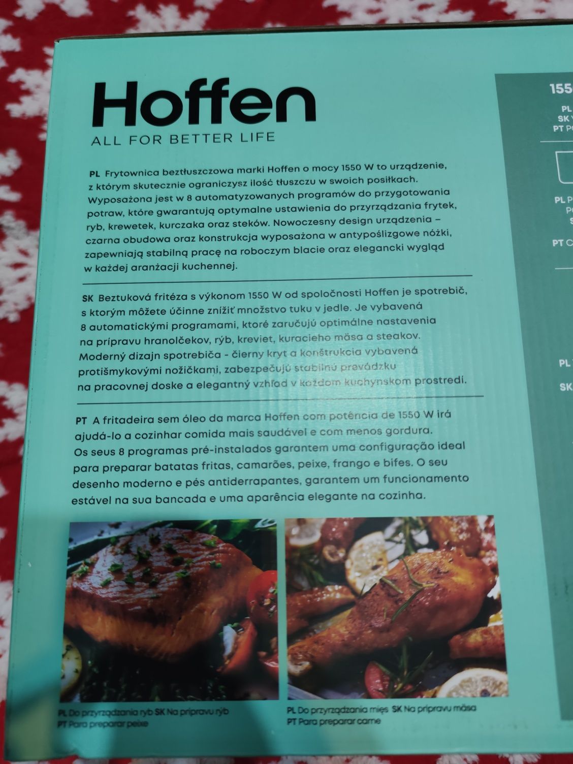 Frytkownica beztłuszczowa Hoffen 5l