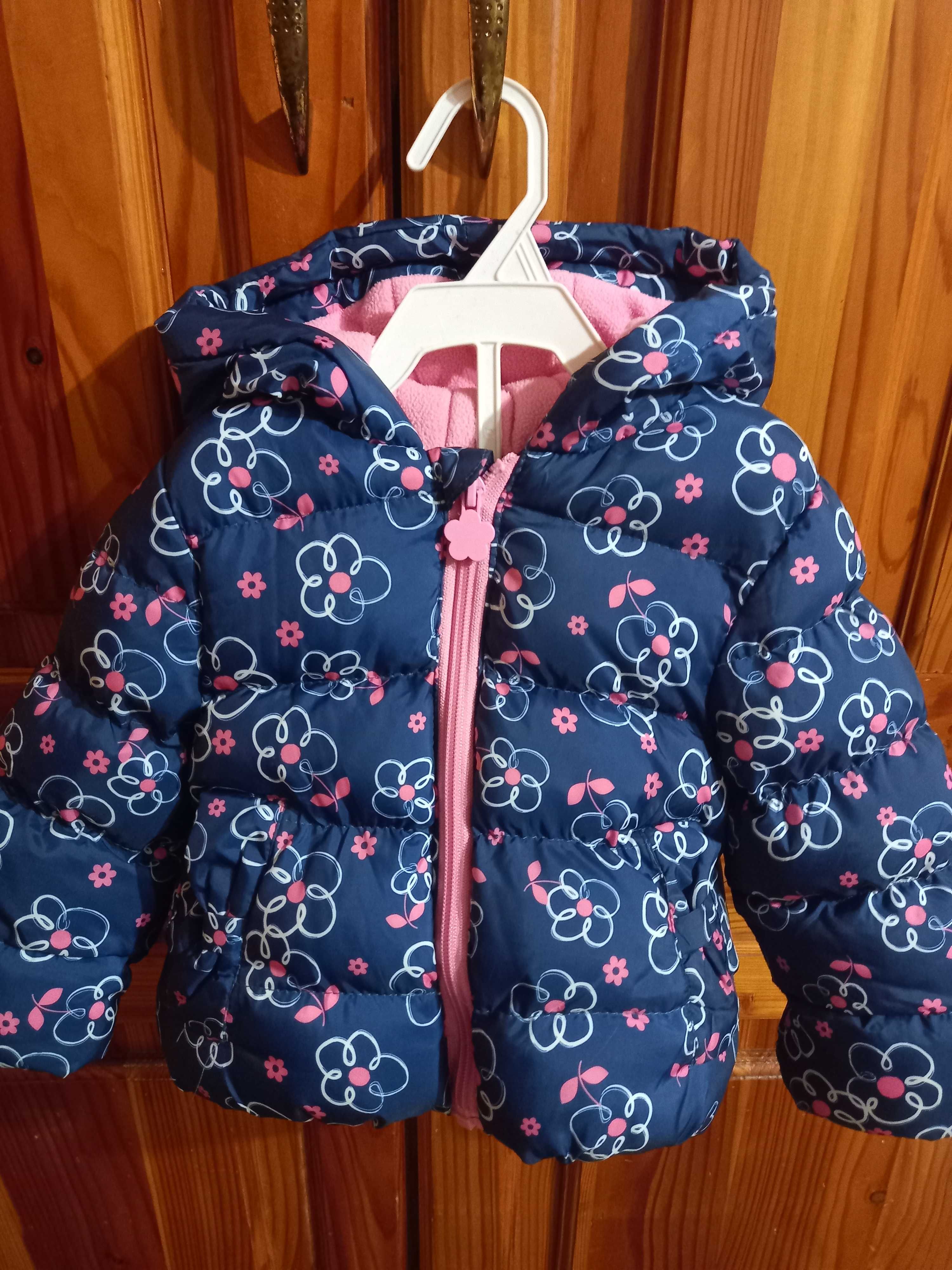 Дуже тепла курточка для дівчинки 9-12 місяців