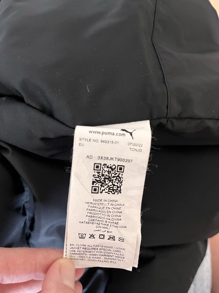 Пуховое пальто Puma, р. L
