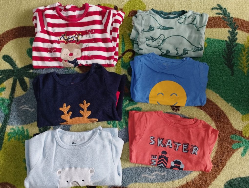 Lote de pijamas para menino 18-24 meses