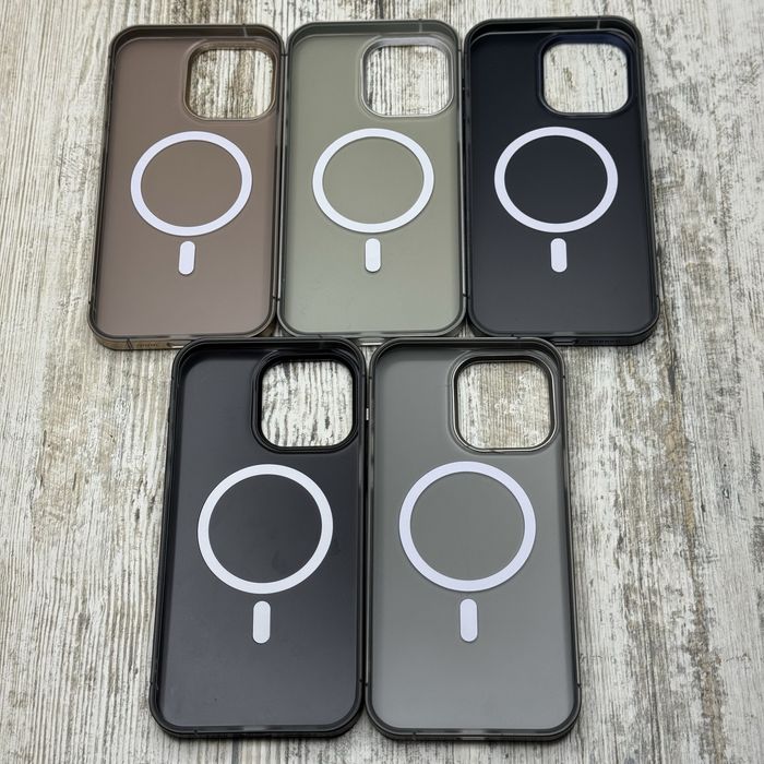 Чохол Dulero Metal Leather MagSafe на iPhone 15 Pro Max/ 16 Pro Чохол