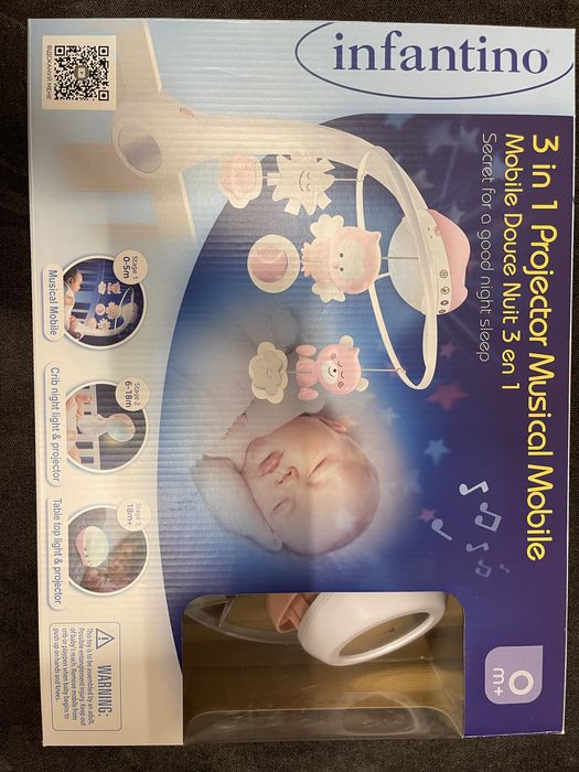 Музичний мобіль Infantino 3 в 1 із проектором