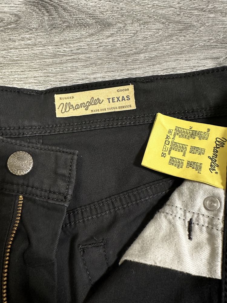 Чоловічі котонові джинси брюки Wrangler Texas stretch
