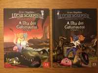 Livros “A Ilha dos Gatossauros”