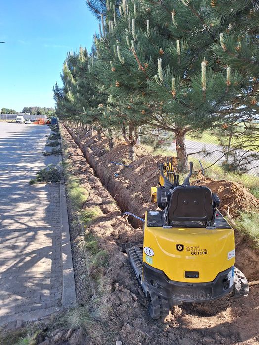 Usługi minikoparką