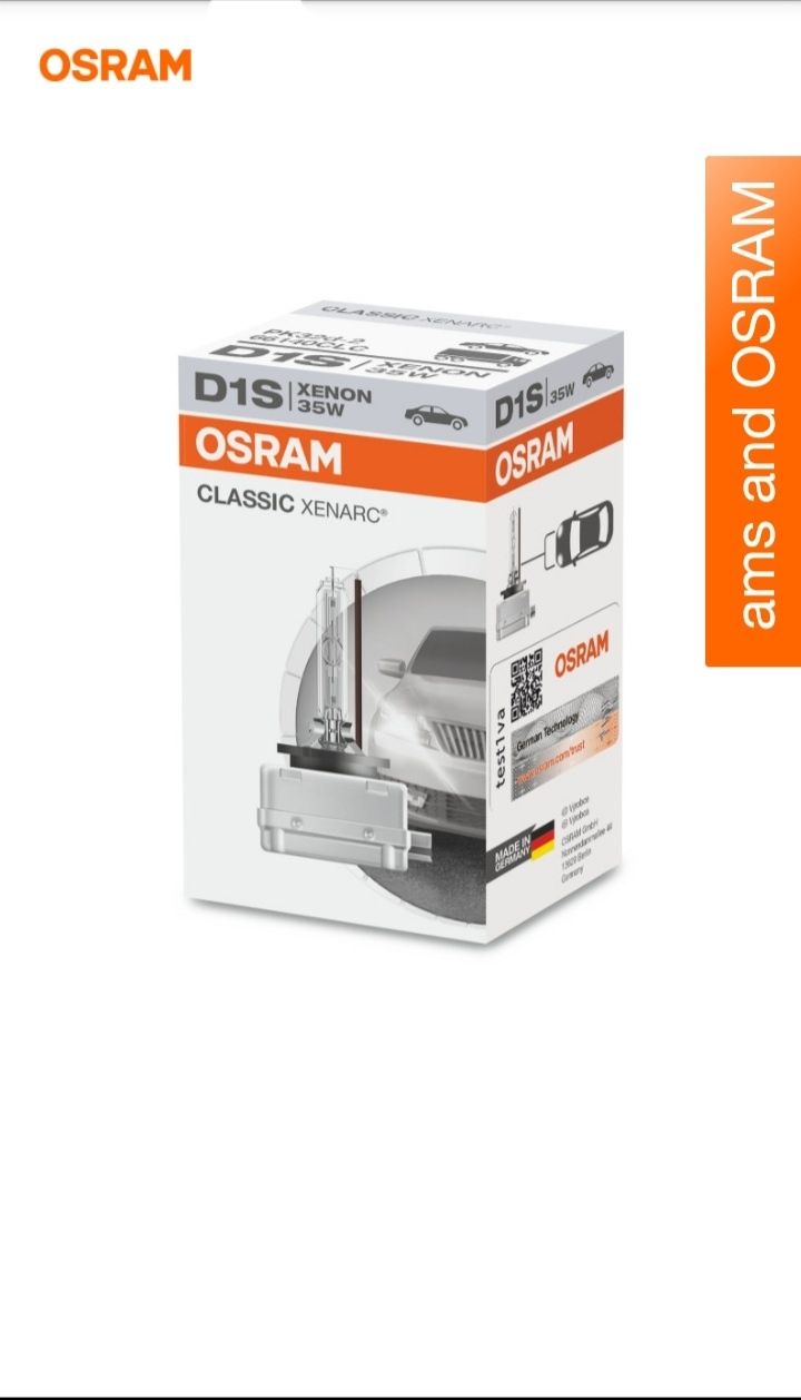 Lâmpada Xénon D1S OSRAM Xenarc