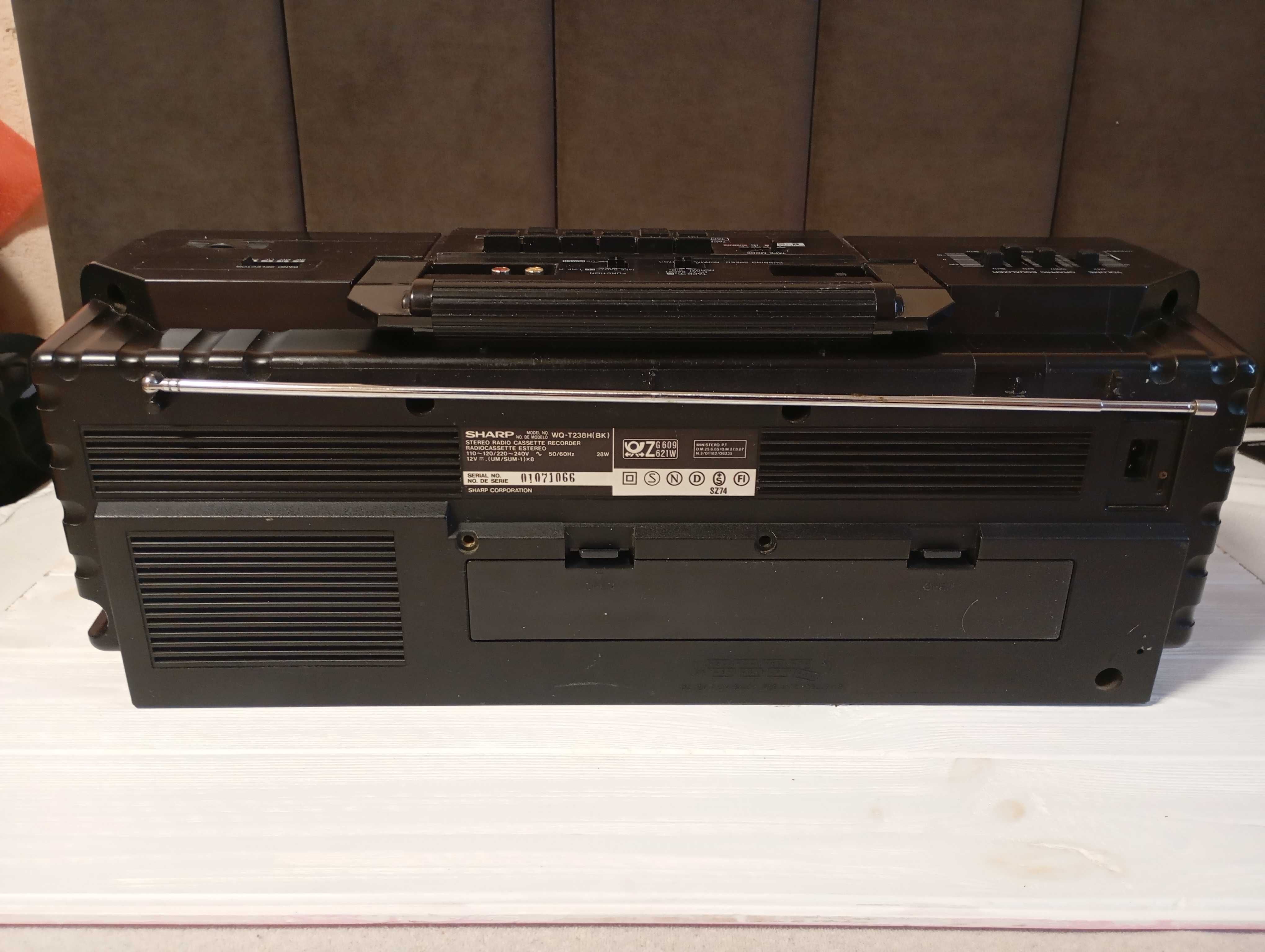 SHARP WQ-T237(238BK) TWIN 2-х касетный