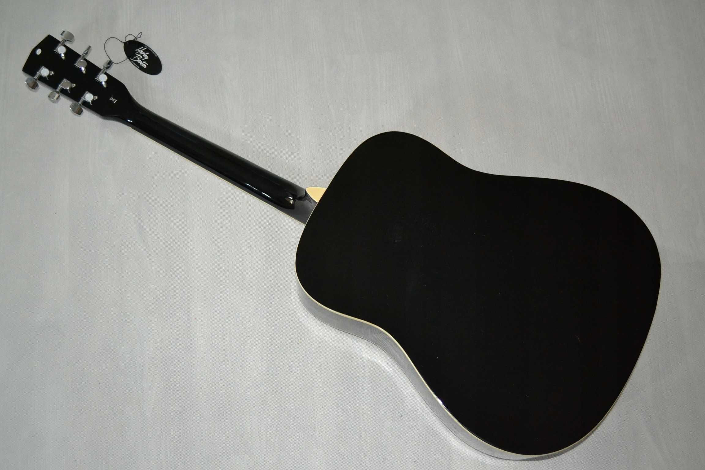 Harley Benton D-120 LH BK gitara akustyczna leworęczna -ustawiona!
