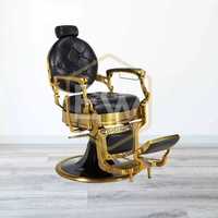 Cadeira de Barbeiro Dourada - Fábrica