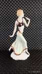 Porcelana Scheibe-Alsbach Figurka Tancerka  wys .19 cm