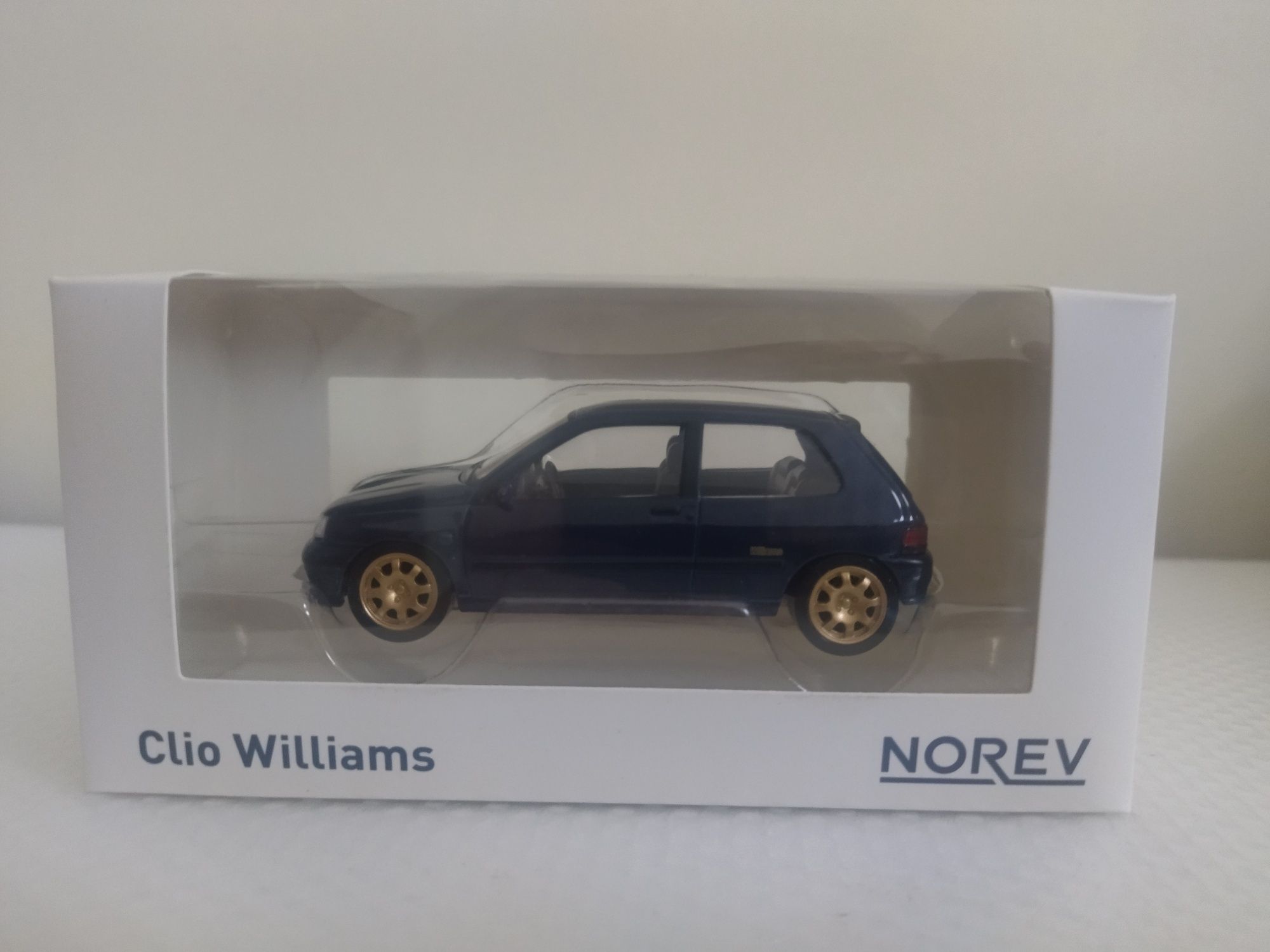 Miniatura Renault Clio Williams 1/43 Nova