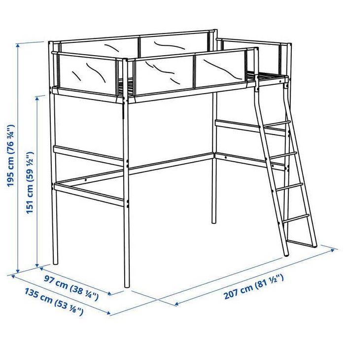 Cama alta / Beliche IKEA