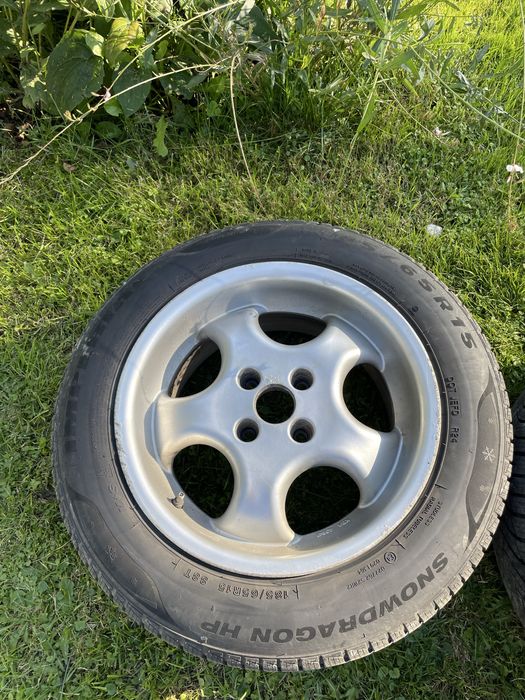 Alufelgi 15 RH 4x100 z oponami zima