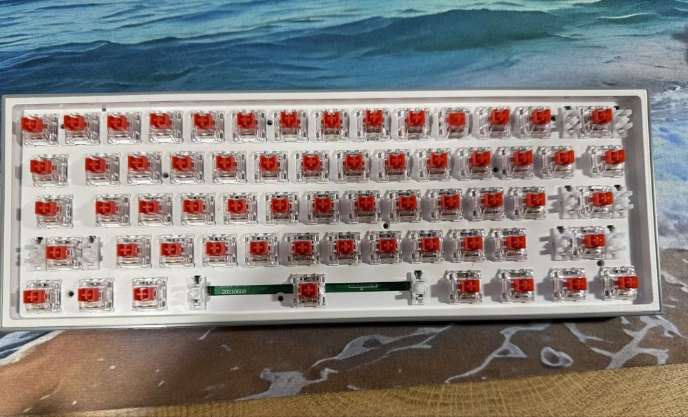 Механічна клавіатура Redragon K617-RGB white/gray