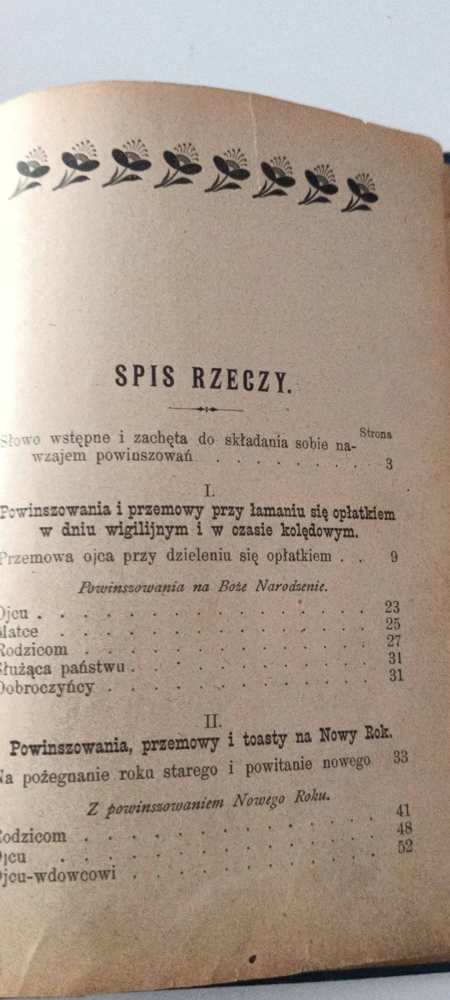 Wielki zbiór powinszowan 1908 rok wydania