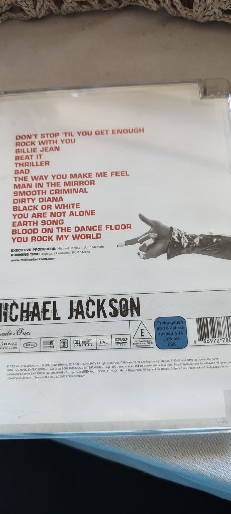 Michael Jackson, Number Ones, DVD,Kolekcjonerska, idealny stan