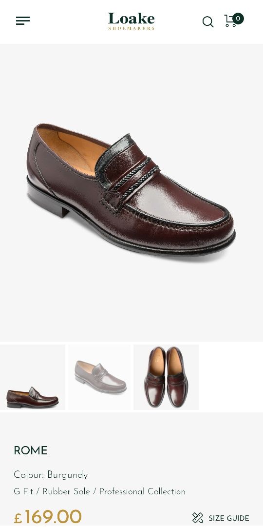 Чоловічі мокасини лофери Loake 46р